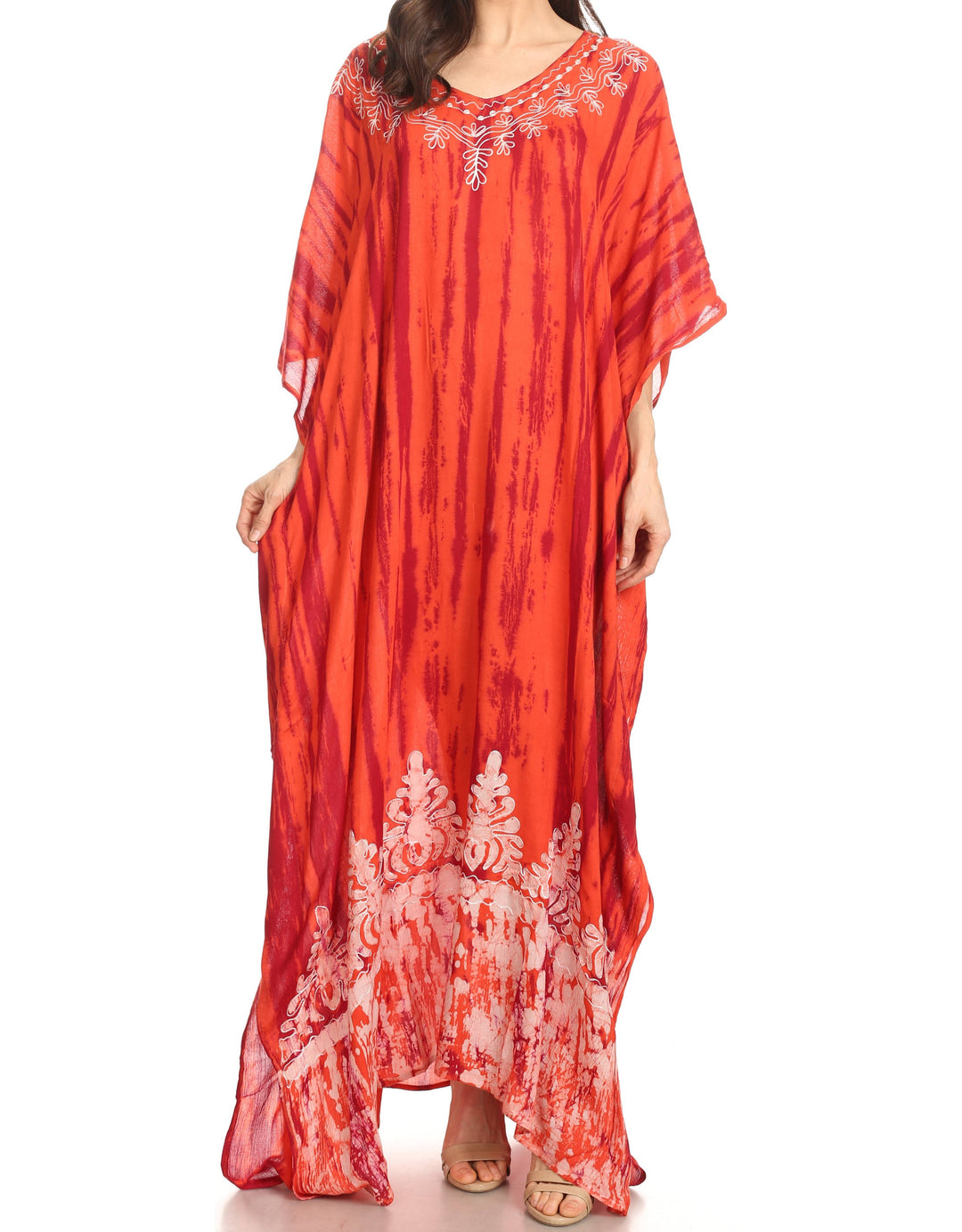 Sakkas Tacy Women's Boho Summer Maxi Dress for Casual or Lounge Wear