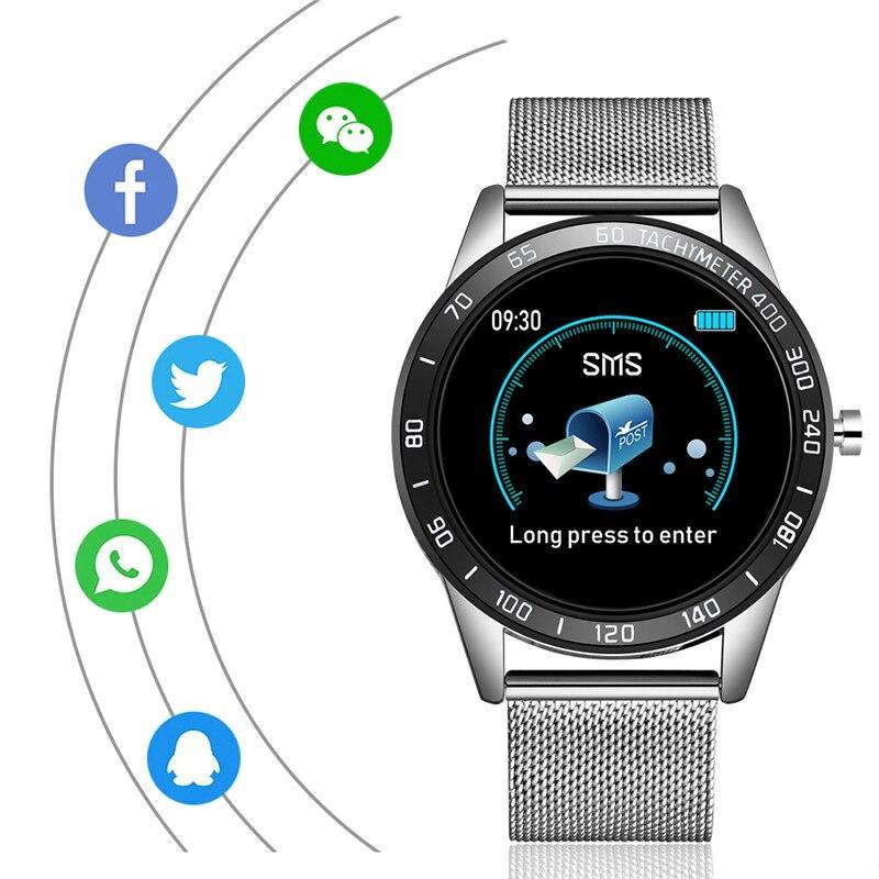 Modern Luxury New Smart Watch For Men and Women LED Color Screen And With Heart Rate Blood Pressure Tracker With  Multi-Function Mode Sport Smartwatch fitness Tracker