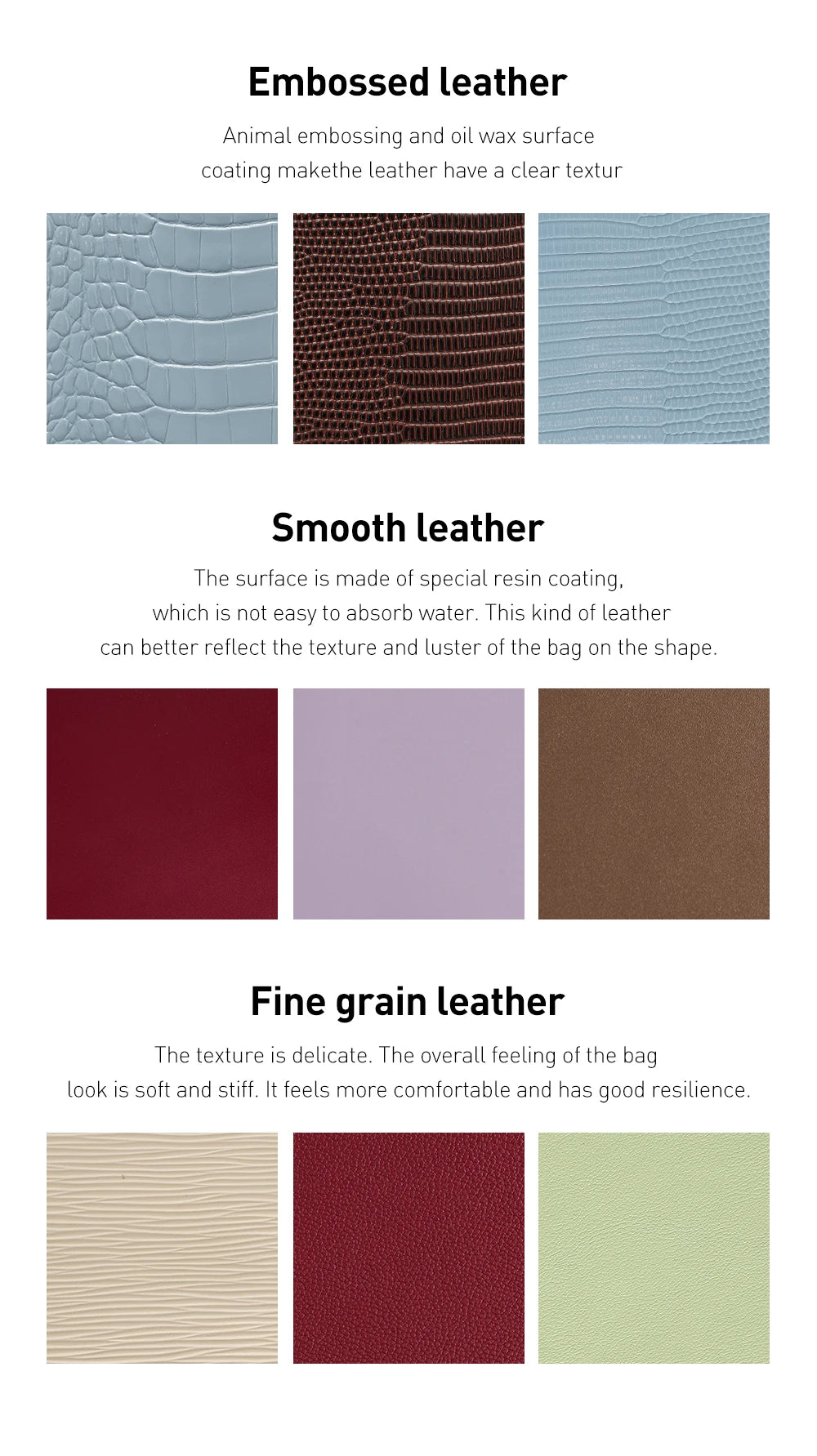 LA FESTIN Luxury Small Leather Shoulder and Crossbody Bag