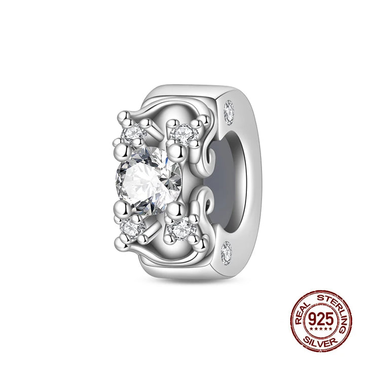 925 Sterling Silver Floral Bouquet Charm