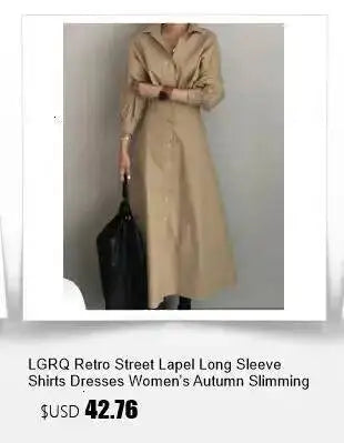 LGRQ Women's Irregular Ruffle Dress with Cloak Sleeves and Lace Splicing