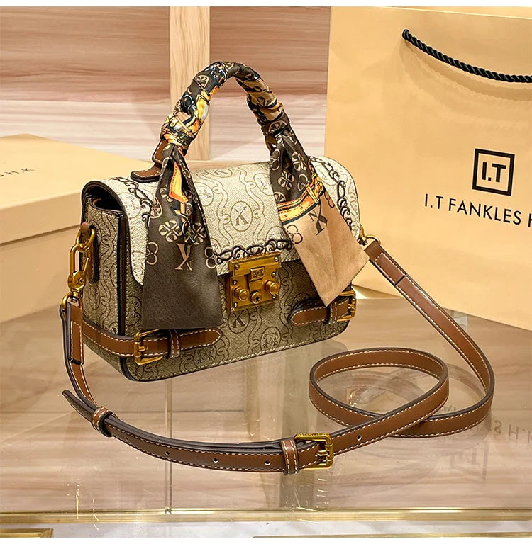 High-End Fashion Women's Shoulder and Crossbody Handbag