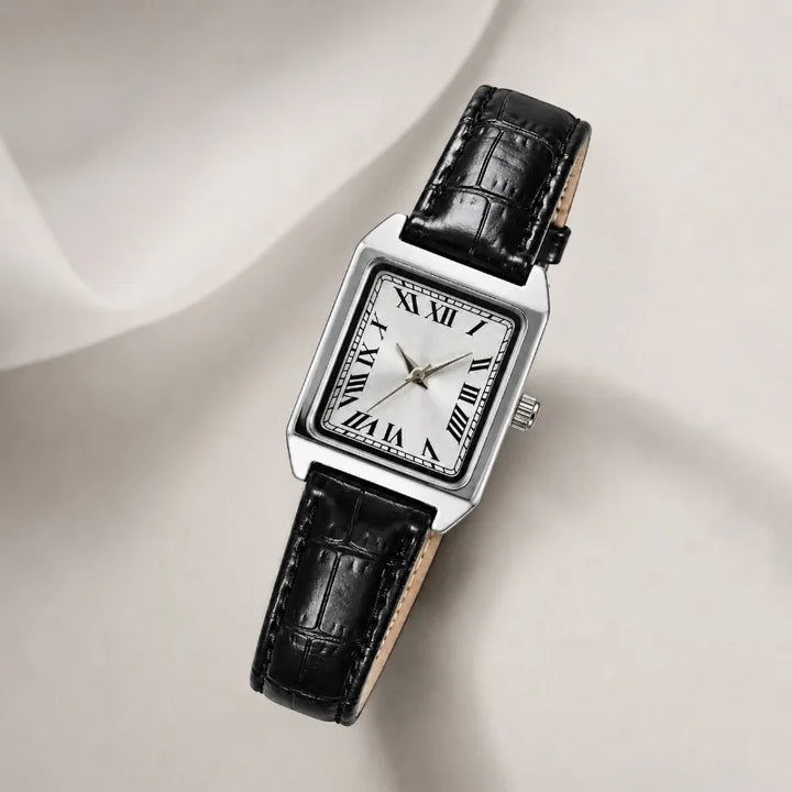 Women's Square Roman Numeral Watch – Quartz
