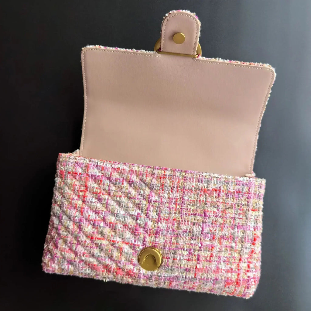 Genuine Leather Swallow Chain Crossbody Bag