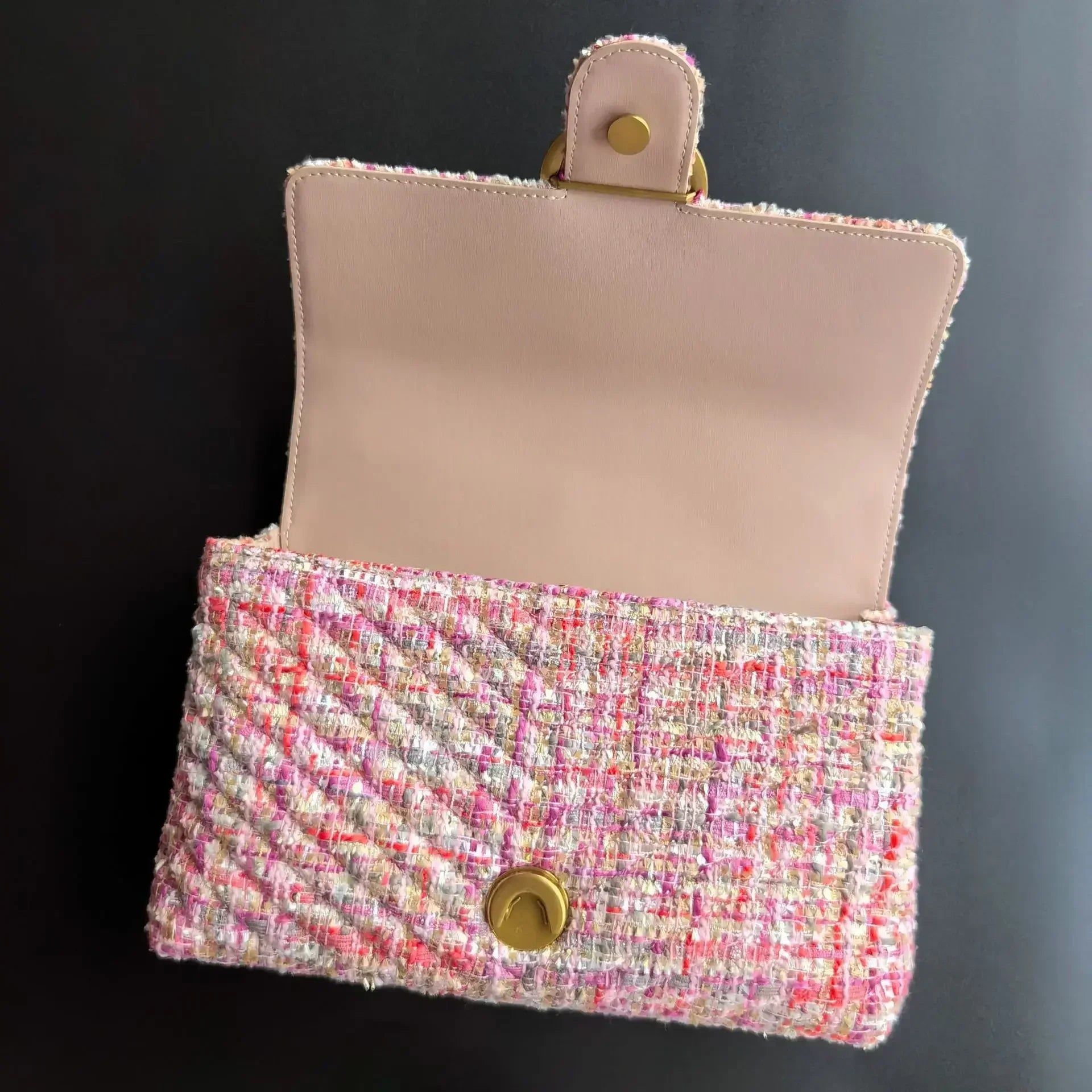 Genuine Leather Swallow Chain Crossbody Bag