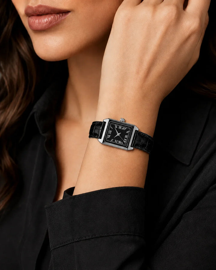 Women's Square Roman Numeral Watch – Quartz