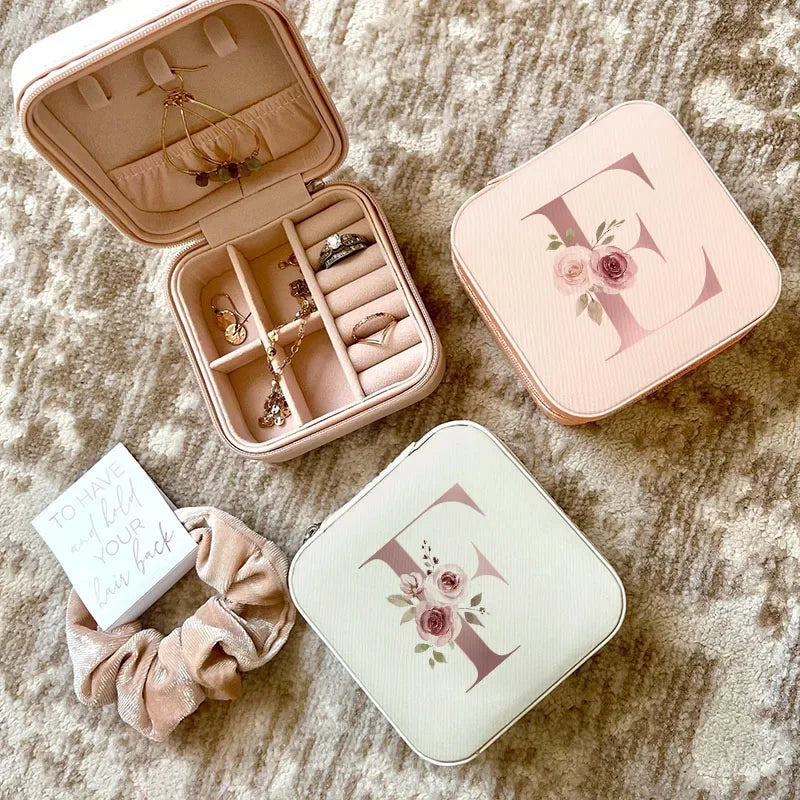 Compact Jewelry Travel Organizer Box