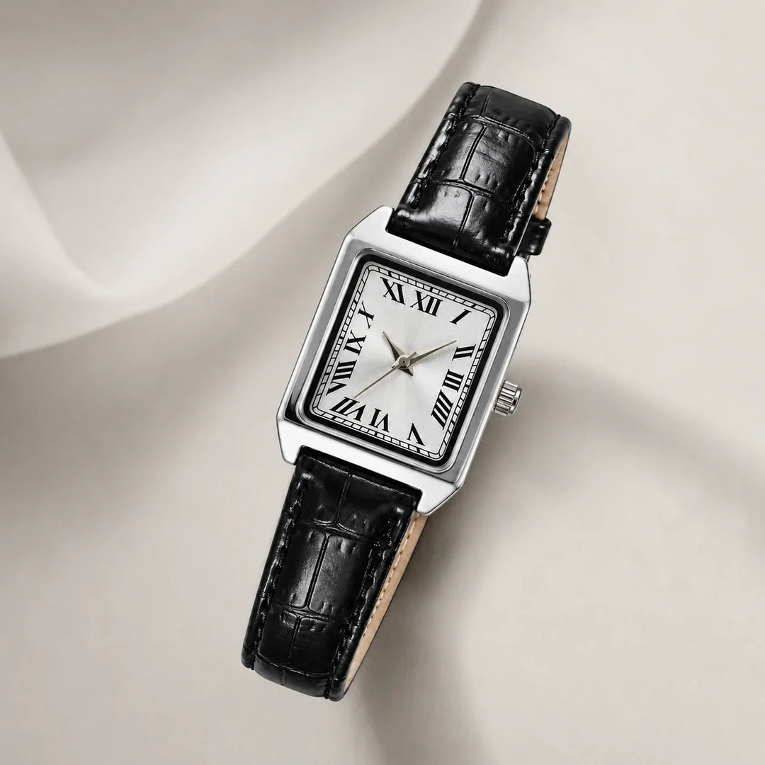 Women's Square Roman Numeral Watch – Quartz