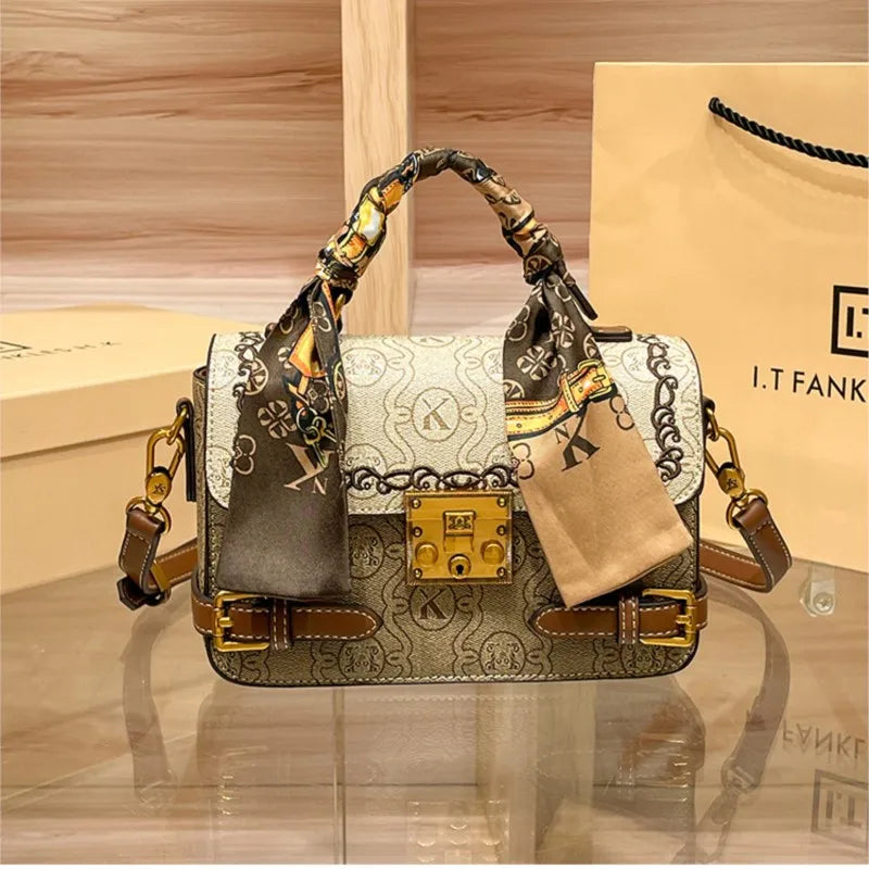 High-End Fashion Women's Shoulder and Crossbody Handbag