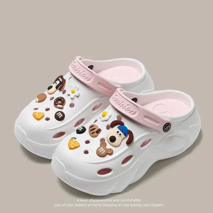 Women's Pearl-Accent Platform Clogs