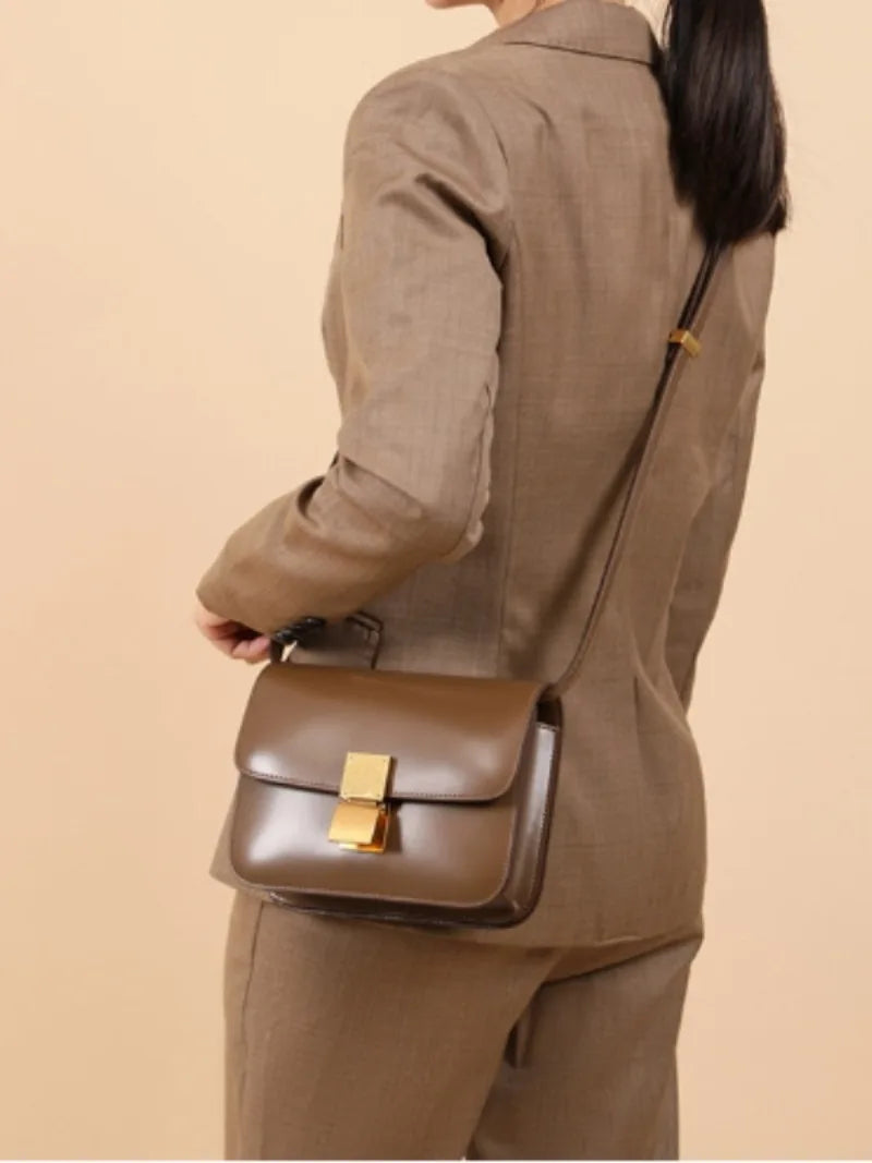 Luxury Genuine Leather Designer Handbag for Women