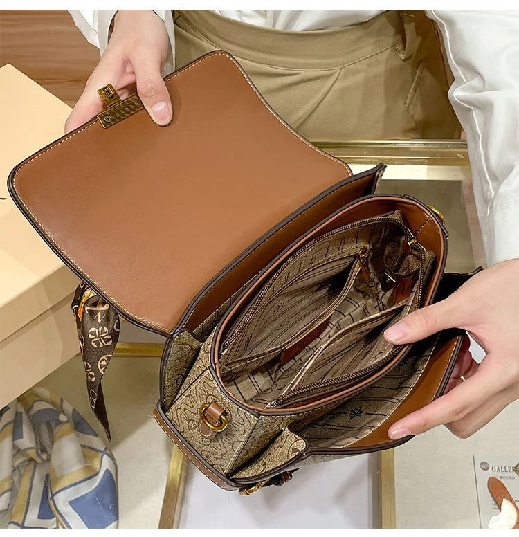 High-End Fashion Women's Shoulder and Crossbody Handbag