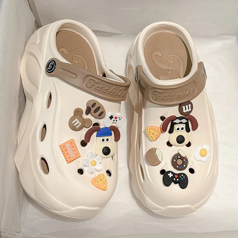Women's Pearl-Accent Platform Clogs