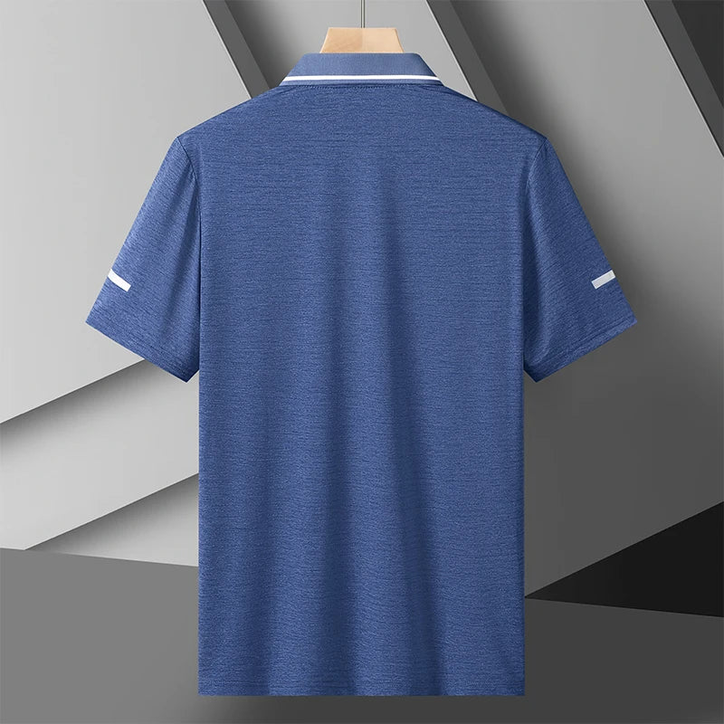 Men's Plus-Size Quick-Dry Polo Shirt – Extended Sizes