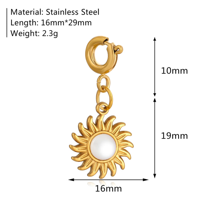 Stainless Steel Decorative Jewelry Charms