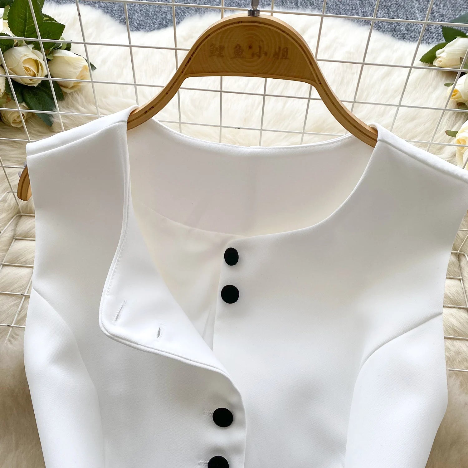 SINGREINY Women's Two-Piece Single Breasted Blouse and Pleated Mini Skirt Set