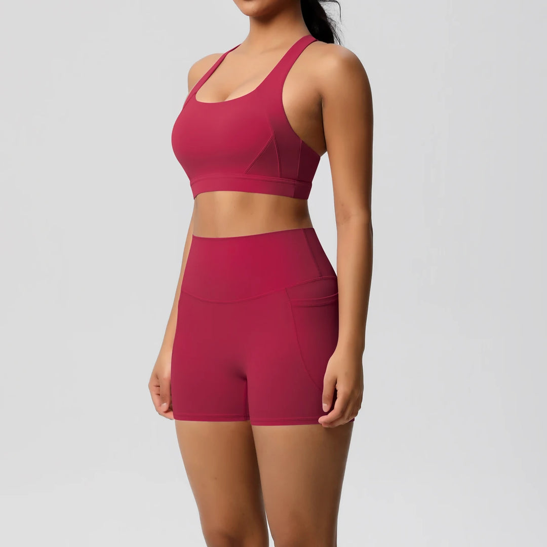 Women's 2-Piece Pocketed Activewear Set