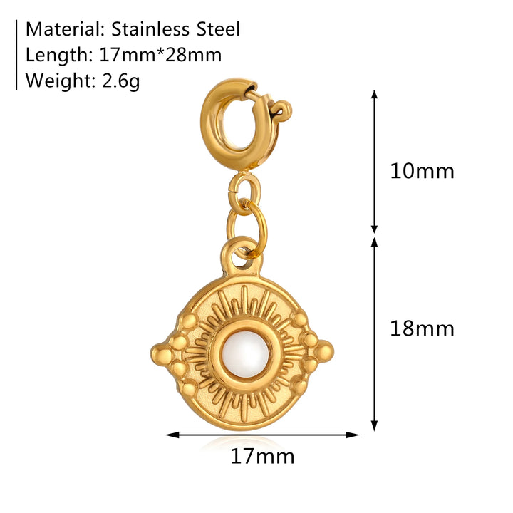 Stainless Steel Decorative Jewelry Charms