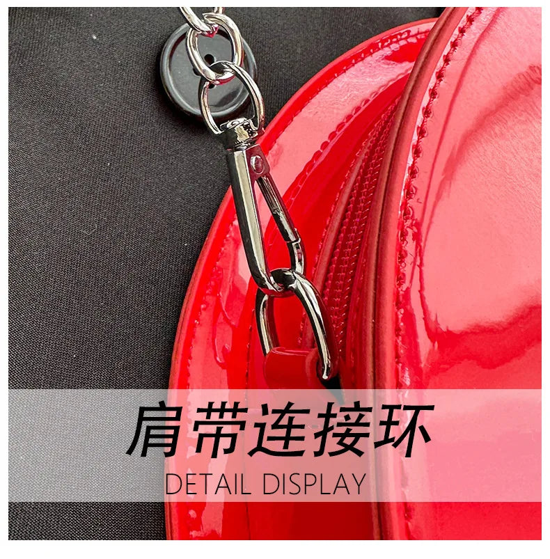 Women's Semi-Circular Crescent Shoulder and Crossbody Handbag