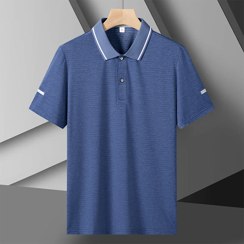 Men's Plus-Size Quick-Dry Polo Shirt – Extended Sizes