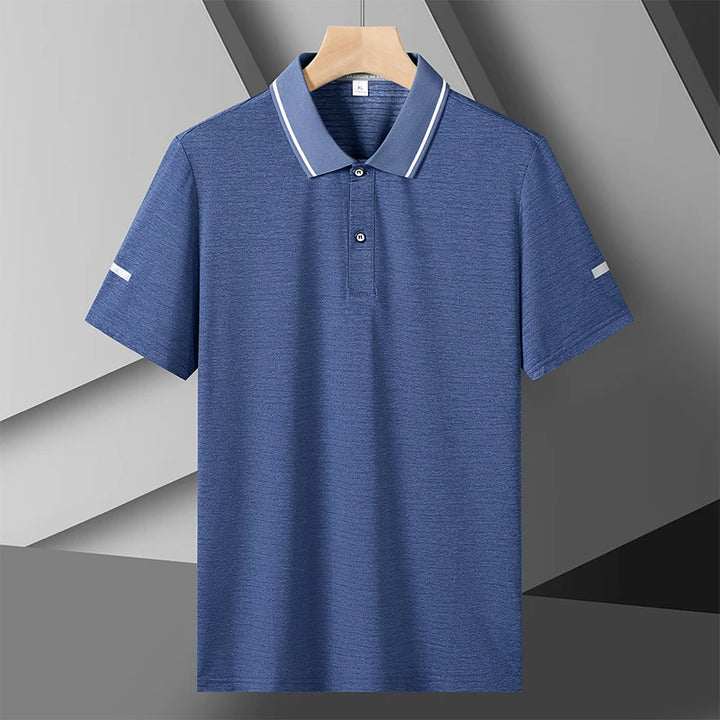 Men's Plus-Size Quick-Dry Polo Shirt – Extended Sizes
