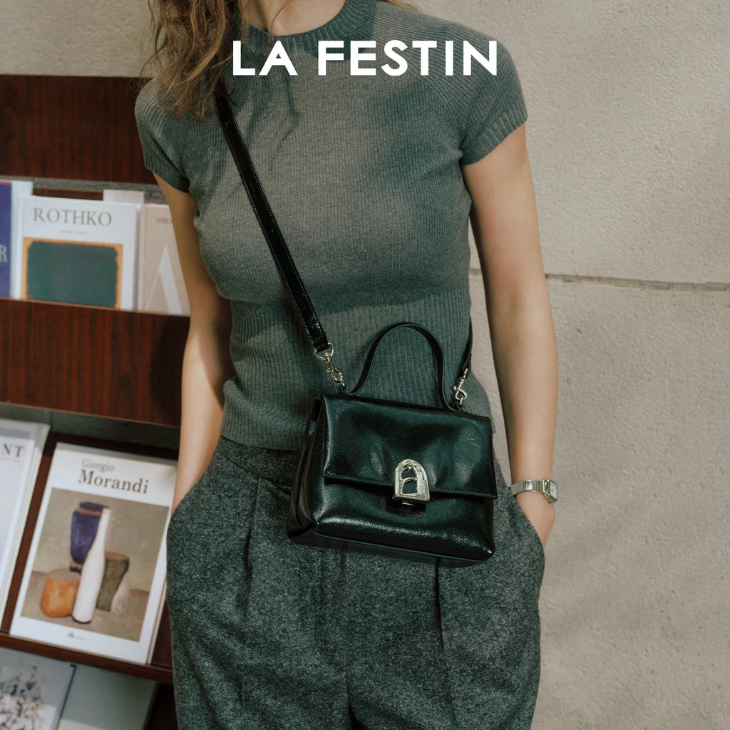 LA FESTIN Luxury Small Leather Shoulder and Crossbody Bag