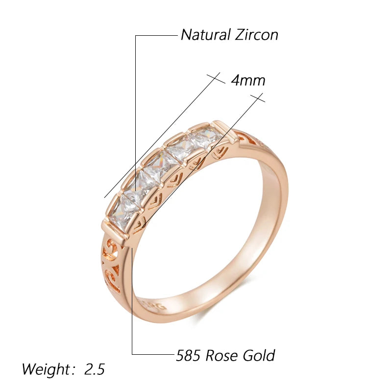 Rose Gold-Plated Floral Cocktail Ring