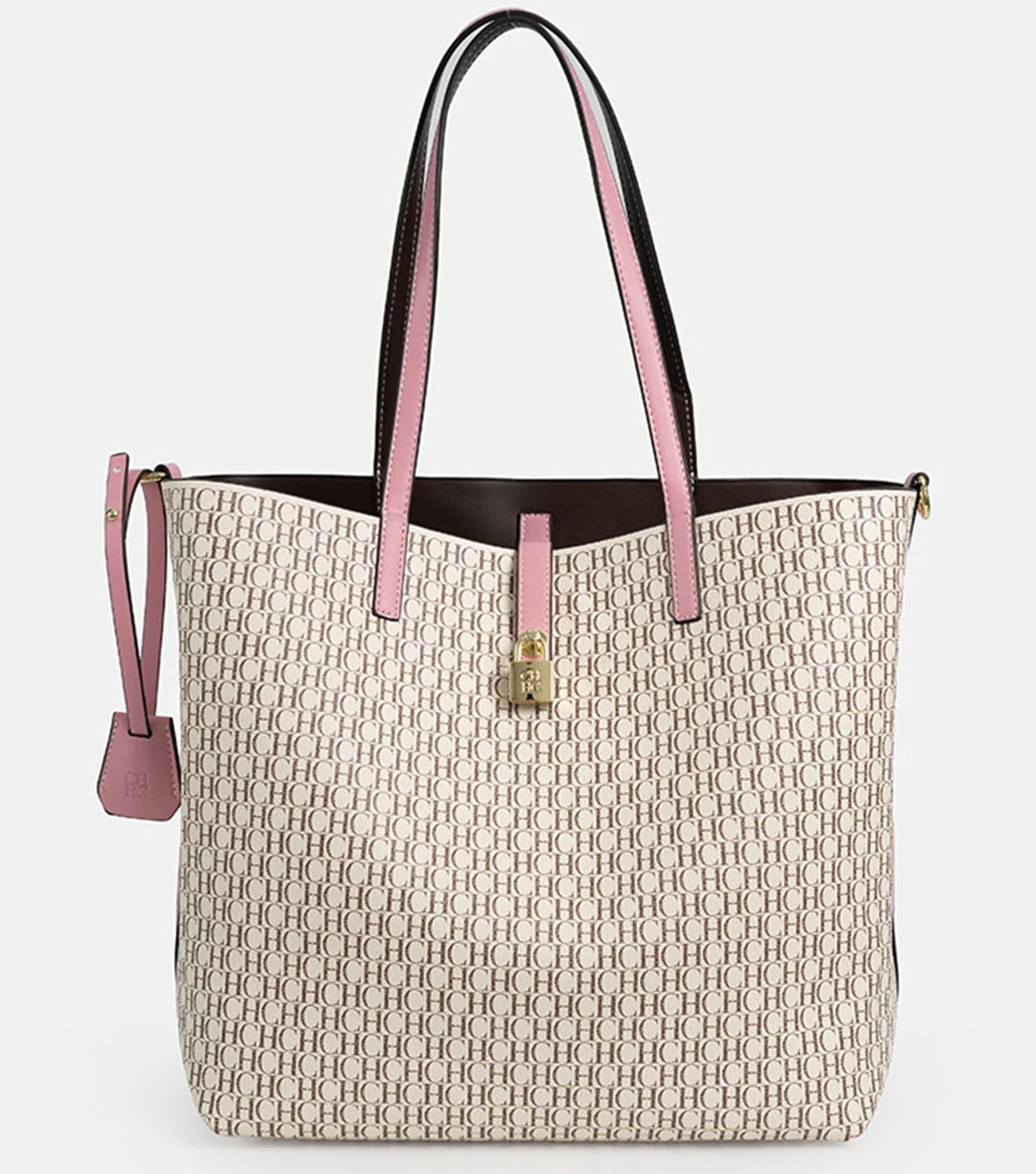 CH Women's Large Capacity Letter Print Shoulder Bag