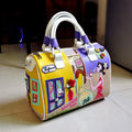Women's Boston Style Crossbody Handbag with Zipper