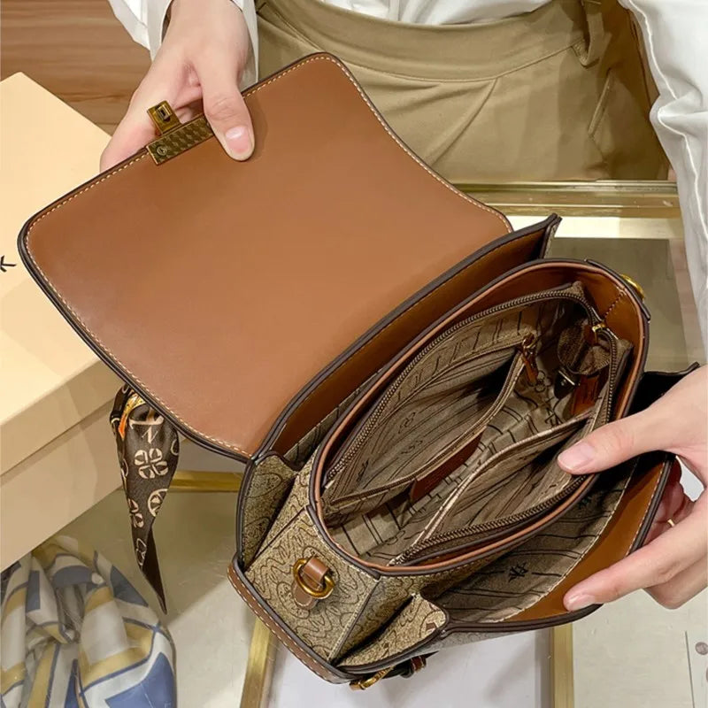 High-End Fashion Women's Shoulder and Crossbody Handbag
