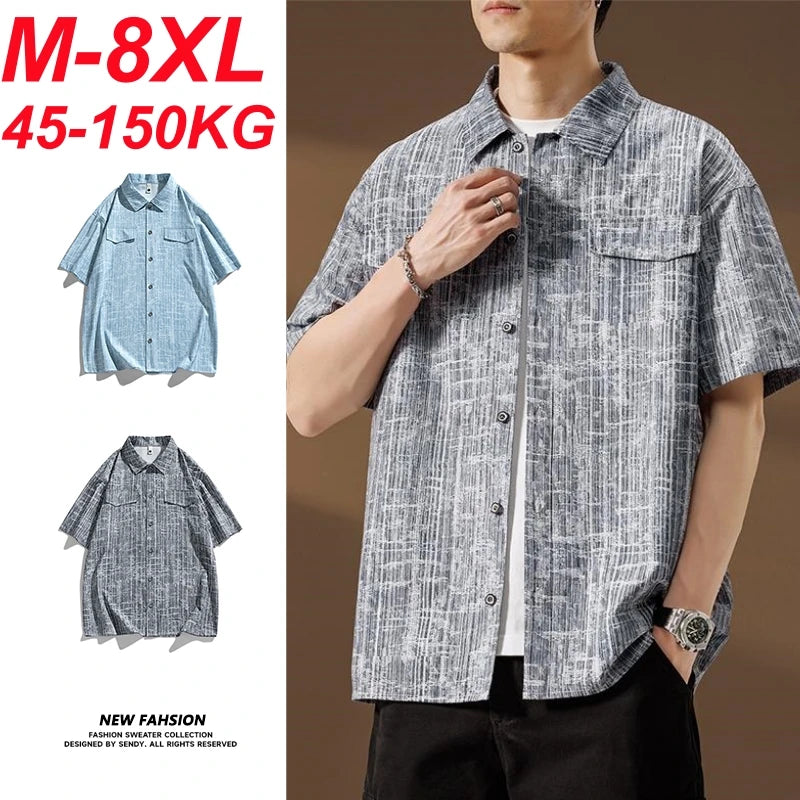 Men's Short-Sleeve Printed Shirt