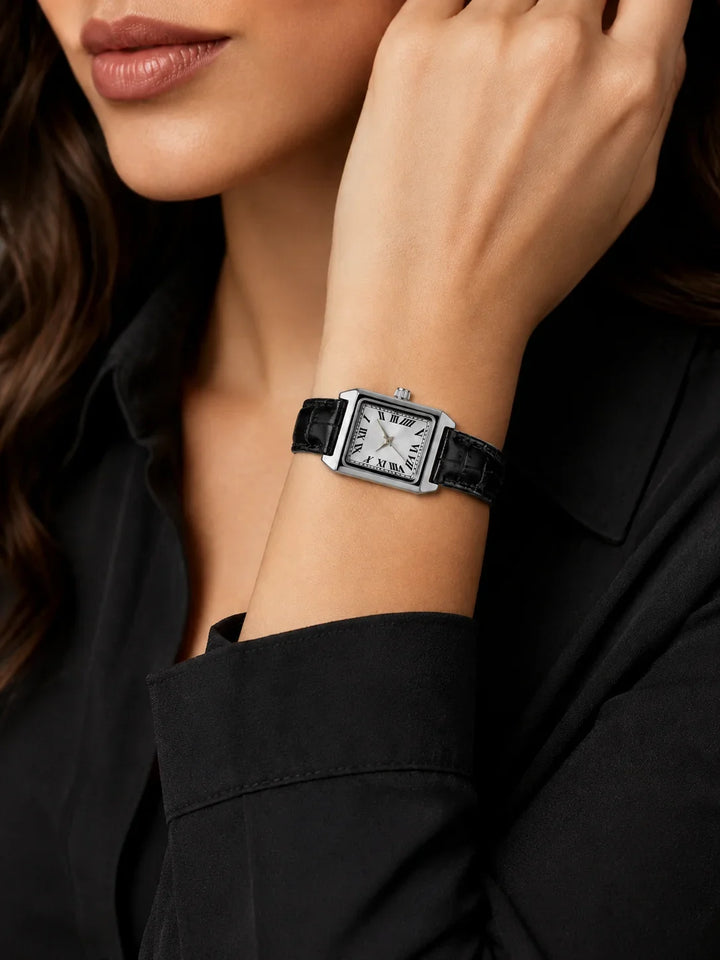 Women's Square Roman Numeral Watch – Quartz