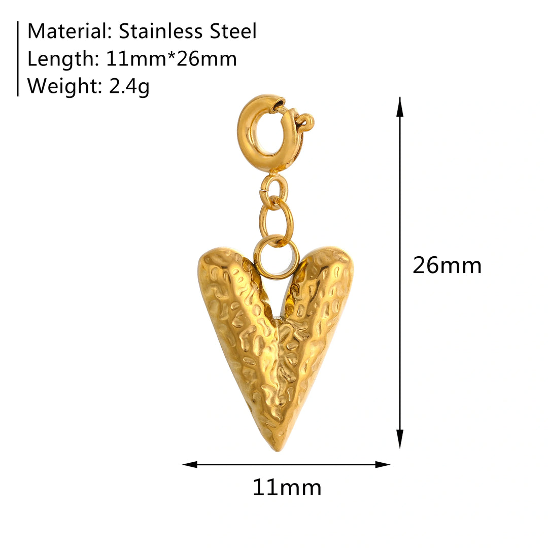 Stainless Steel Decorative Jewelry Charms