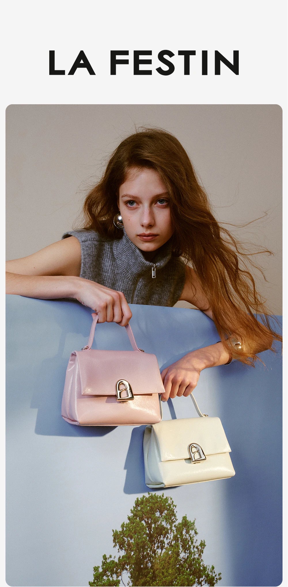 LA FESTIN Luxury Small Leather Shoulder and Crossbody Bag