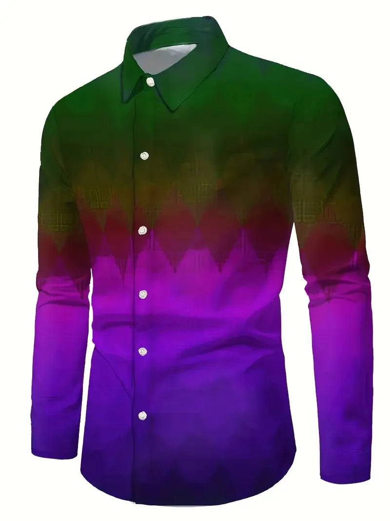 Men's Long-Sleeve Casual Shirt