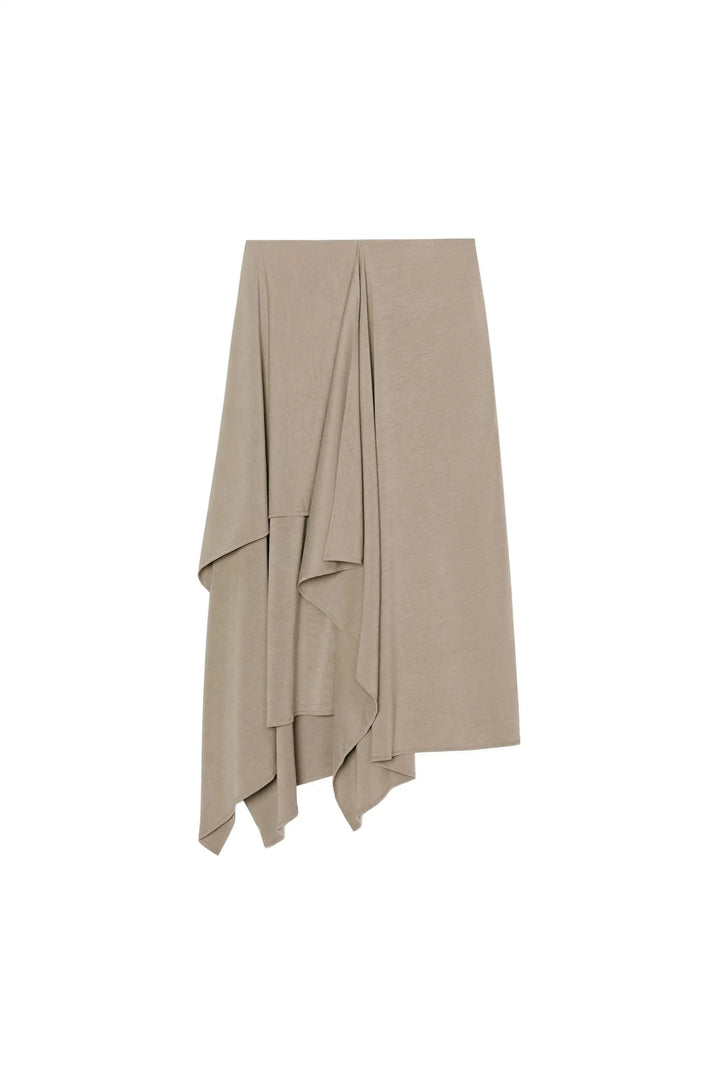 Women's Pleated-Hem Two-Piece Set – Top & Skirt