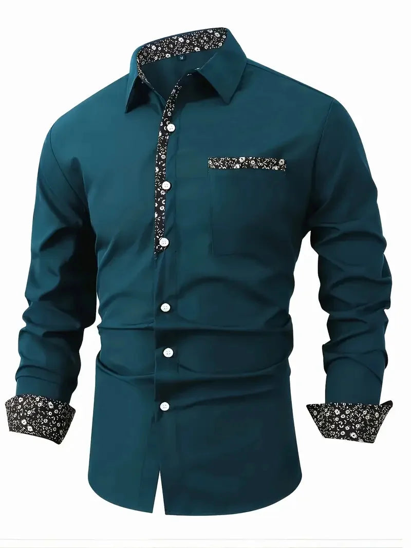Men's Long-Sleeve Casual Shirt