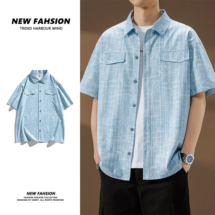Men's Short-Sleeve Printed Shirt