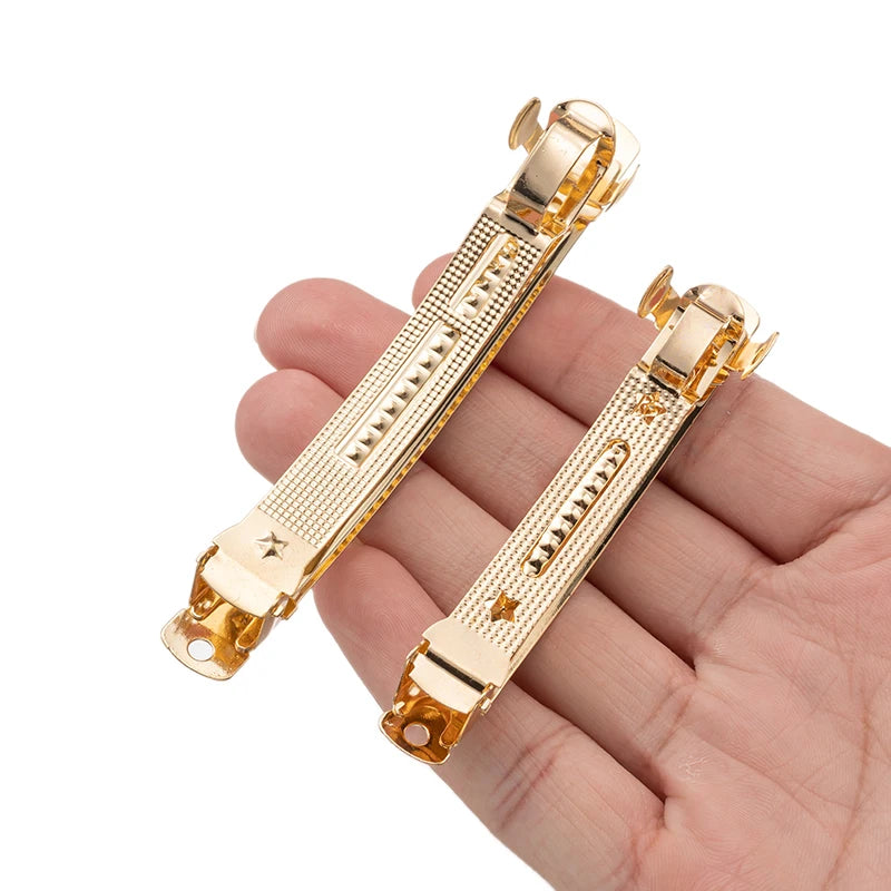 DIY Metal Hair Clip Bases – 8cm & 10cm