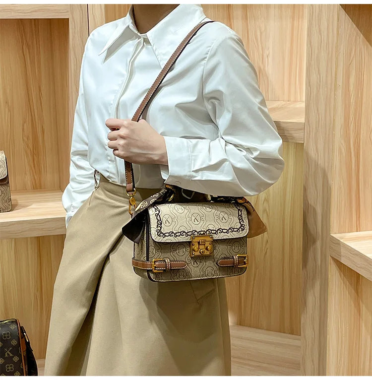 High-End Fashion Women's Shoulder and Crossbody Handbag