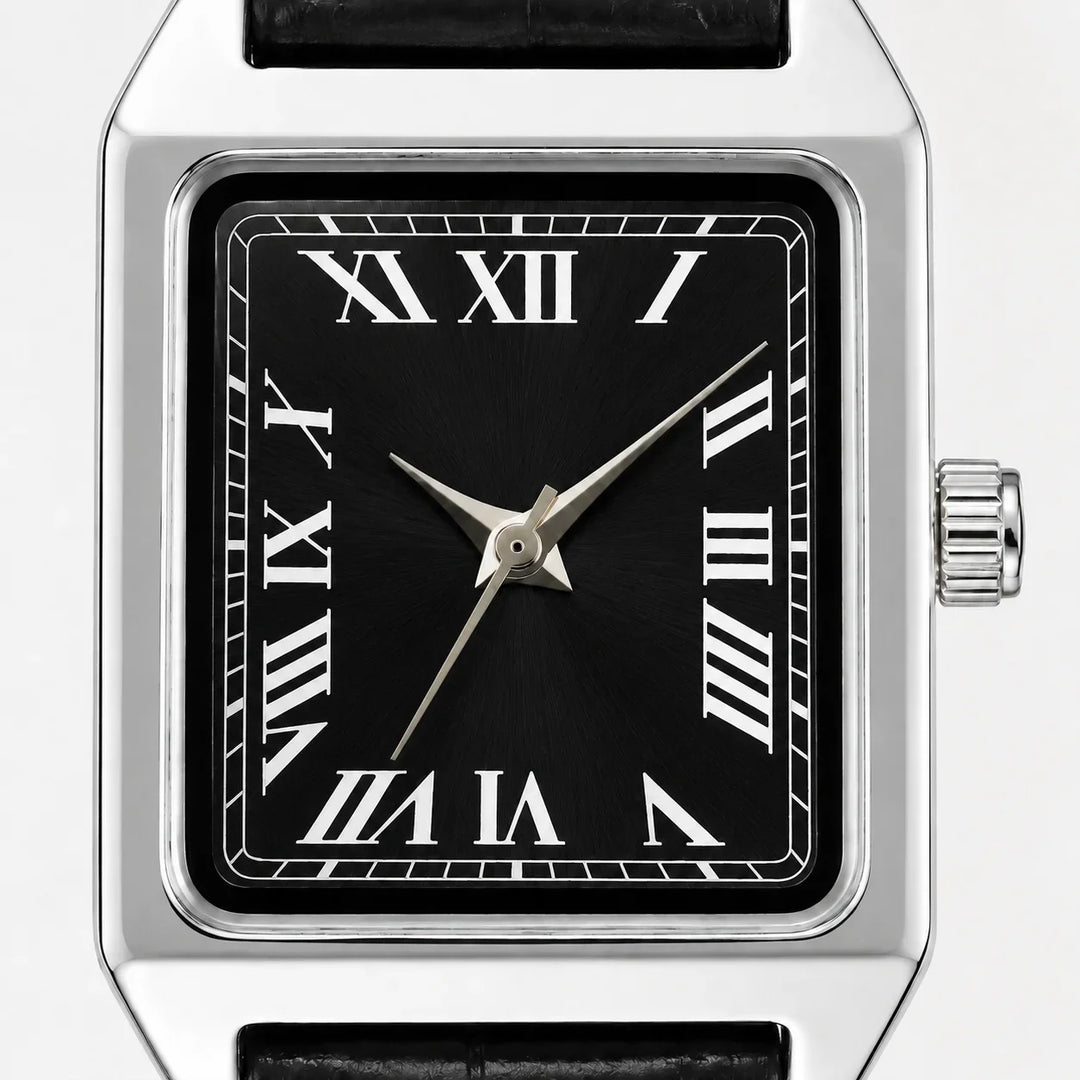Women's Square Roman Numeral Watch – Quartz