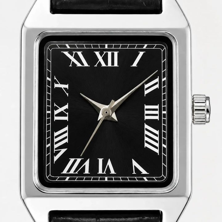 Women's Square Roman Numeral Watch – Quartz