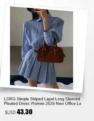 LGRQ Women's Irregular Ruffle Dress with Cloak Sleeves and Lace Splicing