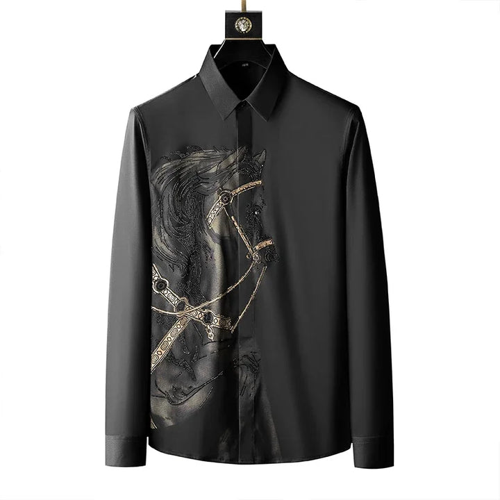 Men's Casual Button-Up Shirt