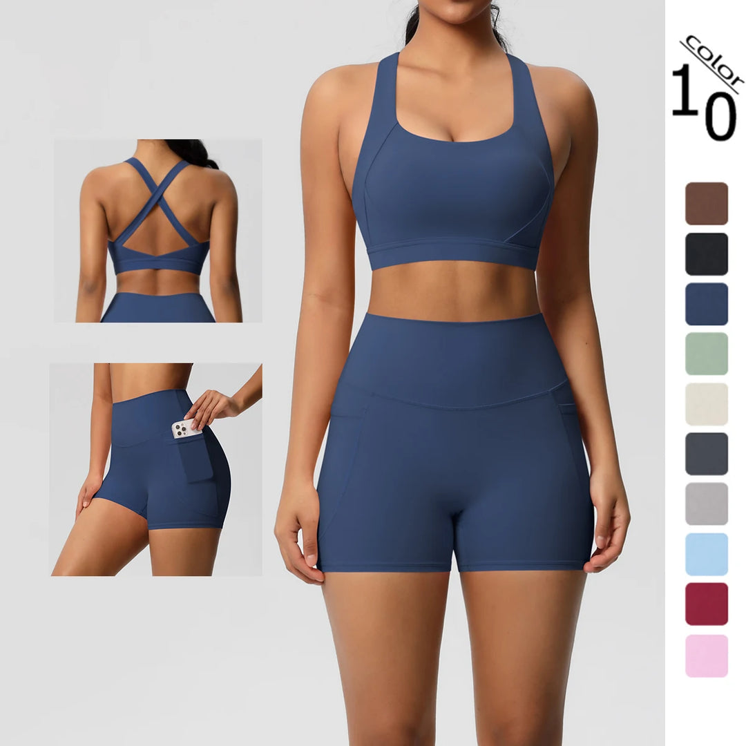 Women's 2-Piece Pocketed Activewear Set