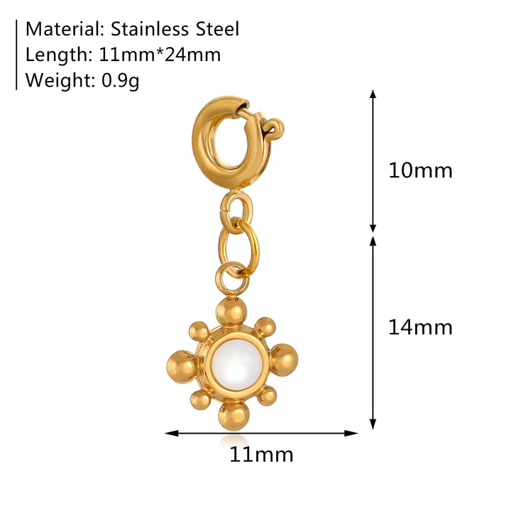 Stainless Steel Decorative Jewelry Charms