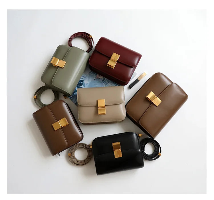 Luxury Genuine Leather Designer Handbag for Women