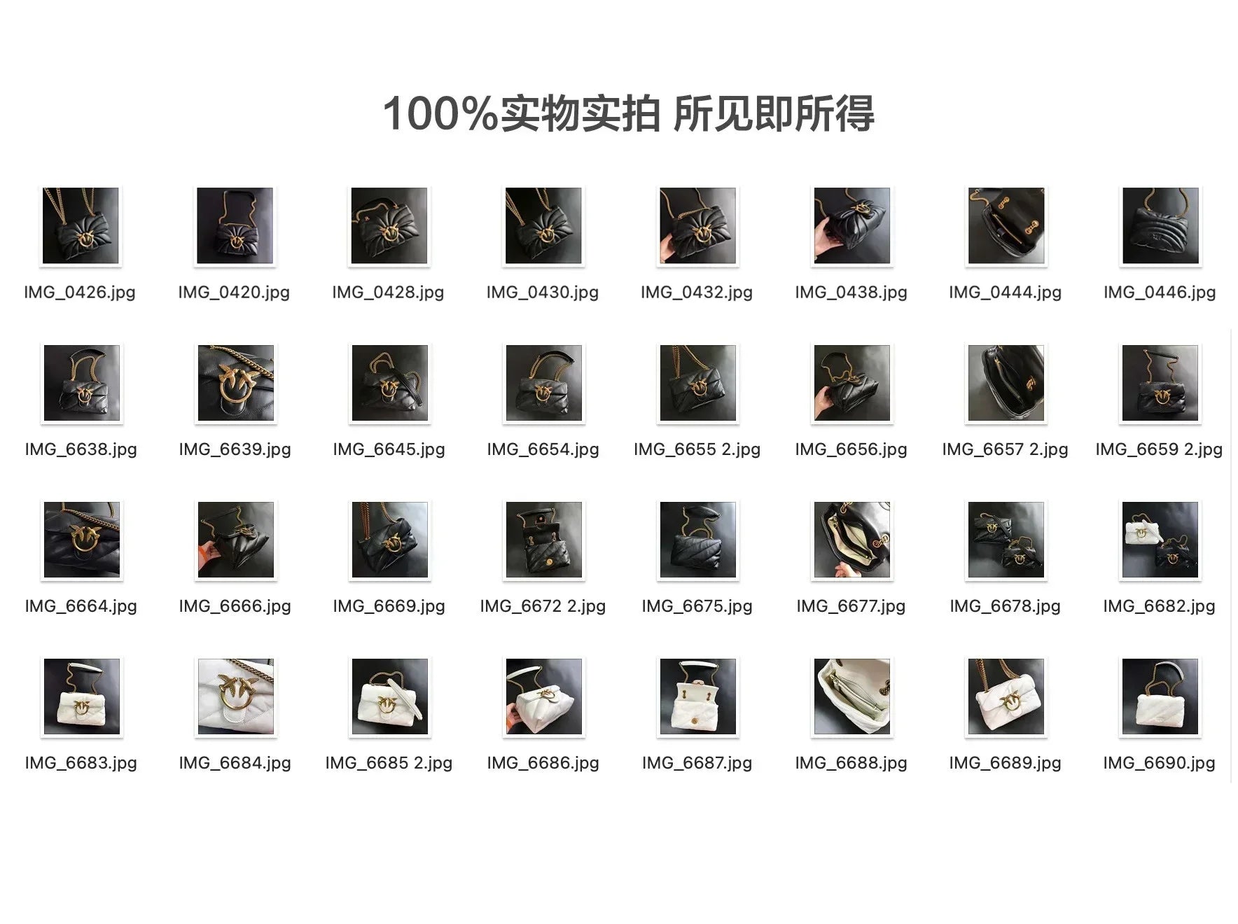 Genuine Leather Swallow Chain Crossbody Bag
