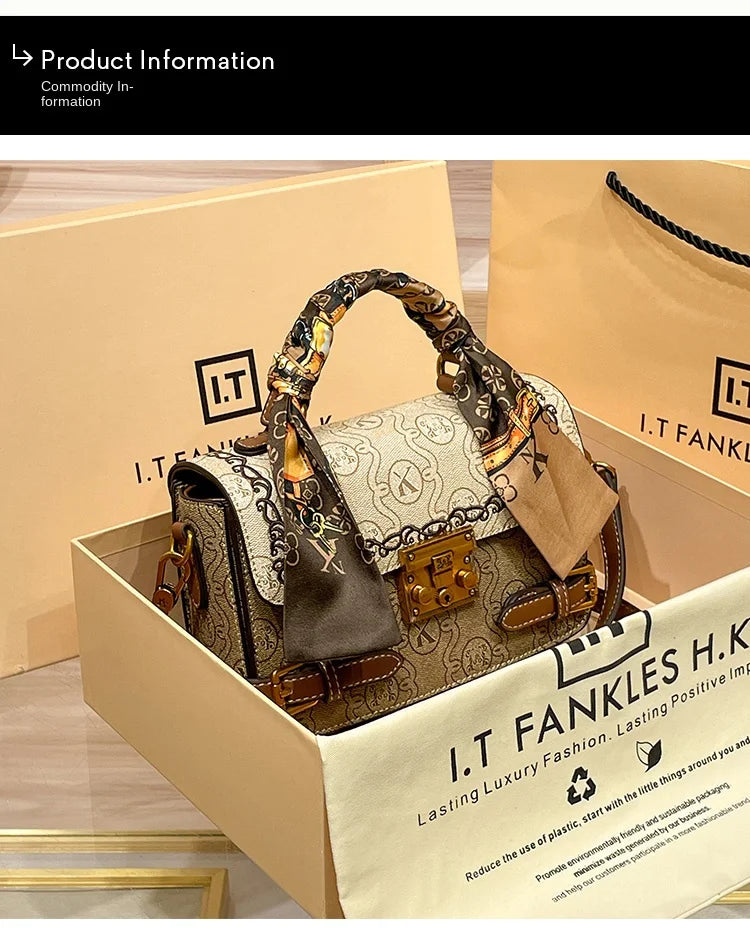 High-End Fashion Women's Shoulder and Crossbody Handbag