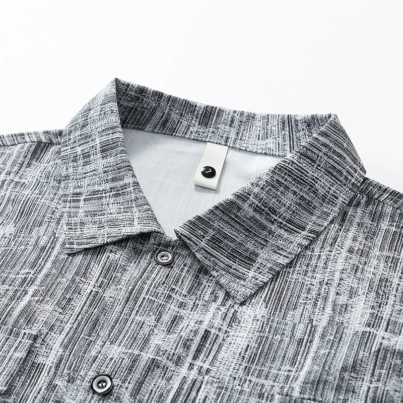 Men's Short-Sleeve Printed Shirt